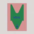 Limited edition ticket art print “Heal” co-created with Erika de la Vega for The Green Pickle.